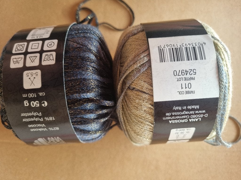 2 bollen Lana Grossa Di Moda, Hobby en Vrije tijd, Ophalen of Verzenden, Nieuw, Breien of Haken, Wol of Garen