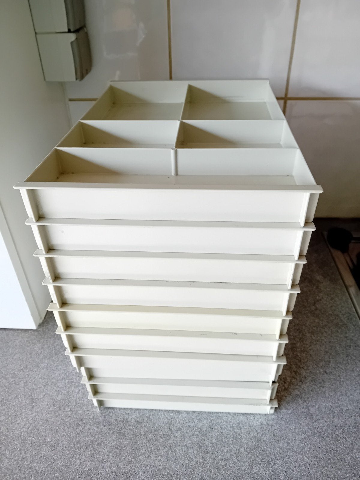 Bureau organisator - sorteerbakjes 10 stuks, Ophalen, Gebruikt