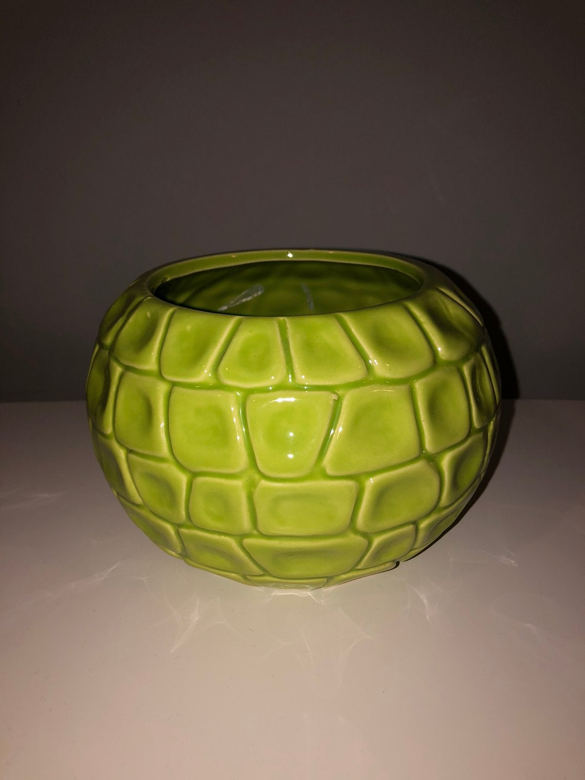 Groene bloempot, Tuin en Terras, Ophalen of Verzenden, Zo goed als nieuw