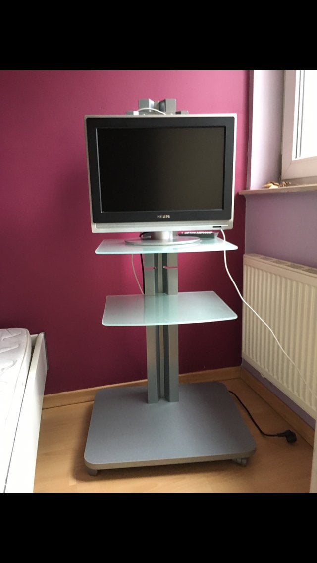Design metallic tv meubel ( zonder tv), Enlèvement, Comme neuf