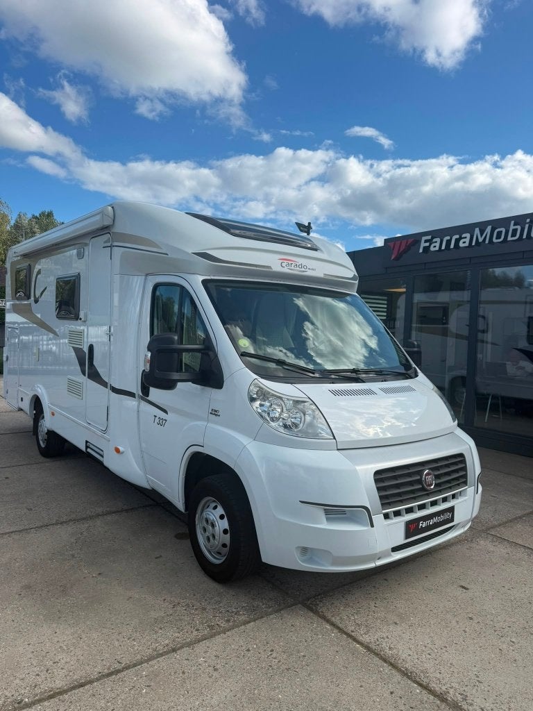 ONLY DEALERS | Carado T337 – 2014 – Slechts 48.924 km, Caravans en Kamperen, Caméra de recul, Fiat, Bedrijf, Elektrische ramen
