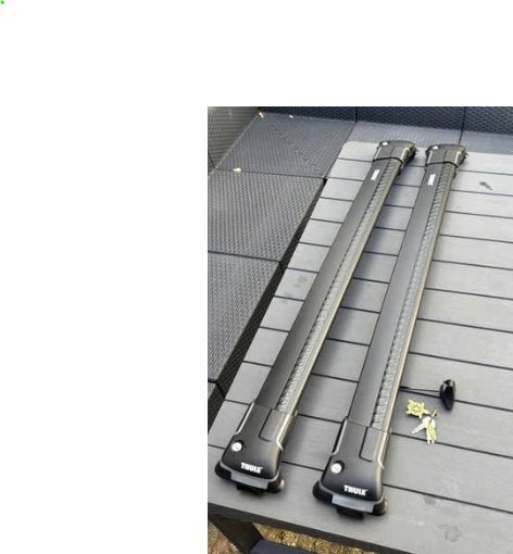 Barres de toit THULE WingBar Edge Black 9582B, Autos : Divers, Enlèvement, Comme neuf