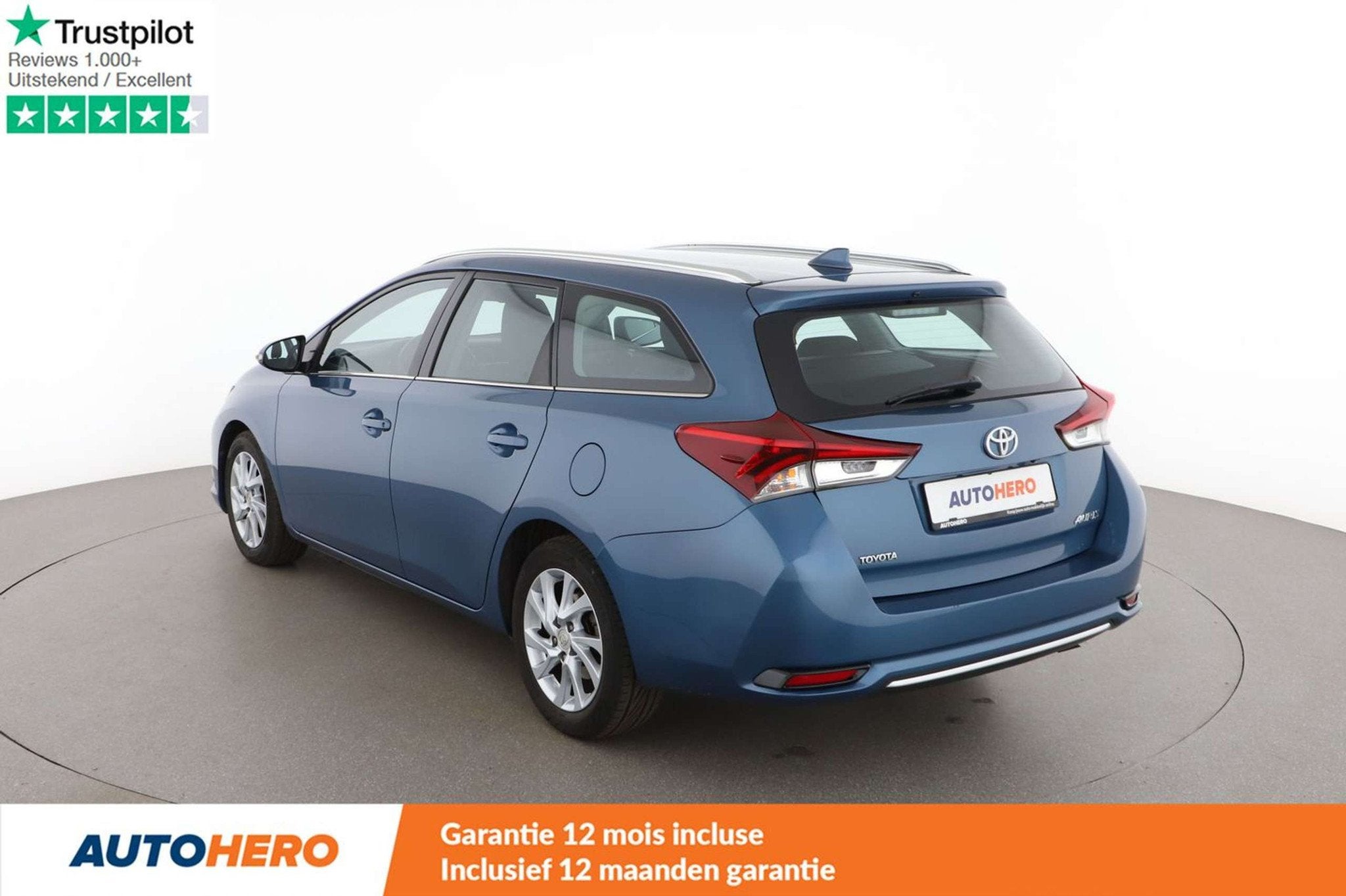 Toyota Auris 1.6 D-4D Comfort (bj 2016), Auto's, Voorwielaandrijving, Stof, Gebruikt, Blauw