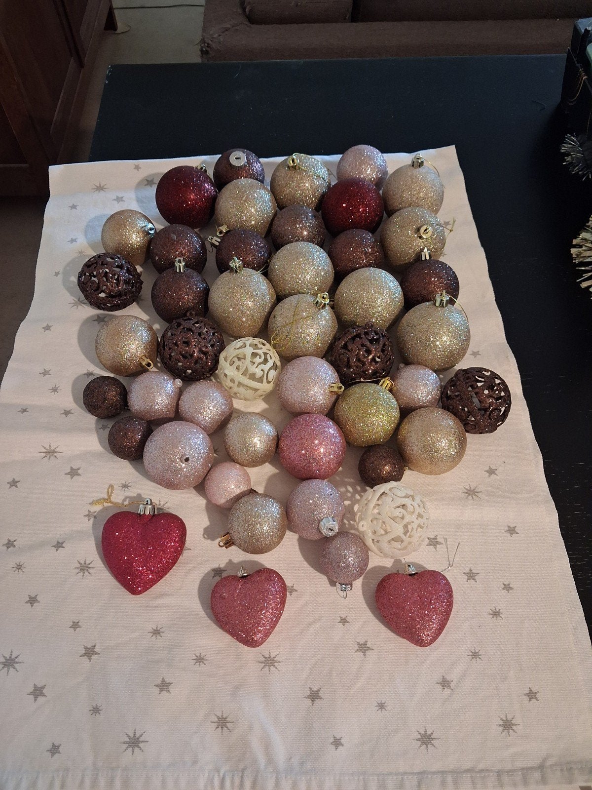 Bel ensemble de boules de Noël 46 pièces, Enlèvement ou Envoi, Comme neuf