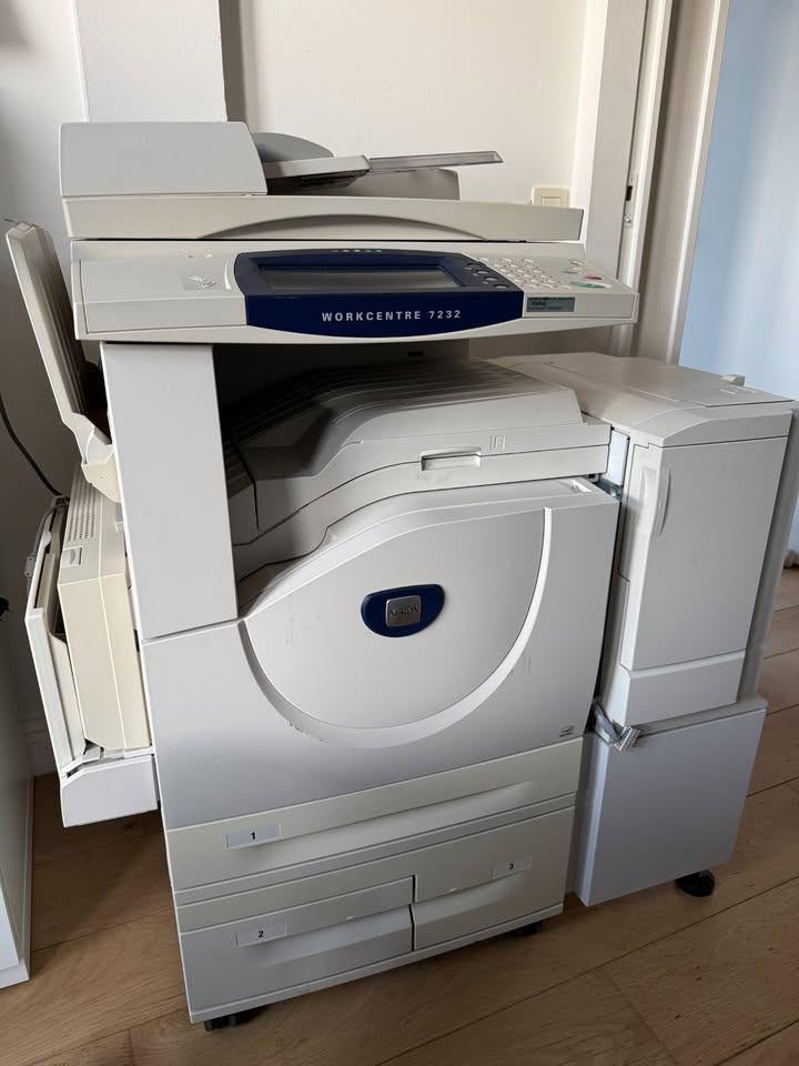 Xerox WorkCentre 7232 met LX finisher - voor herstel - € otk, Computers en Software, Ophalen, Xerox, Gebruikt, All-in-one