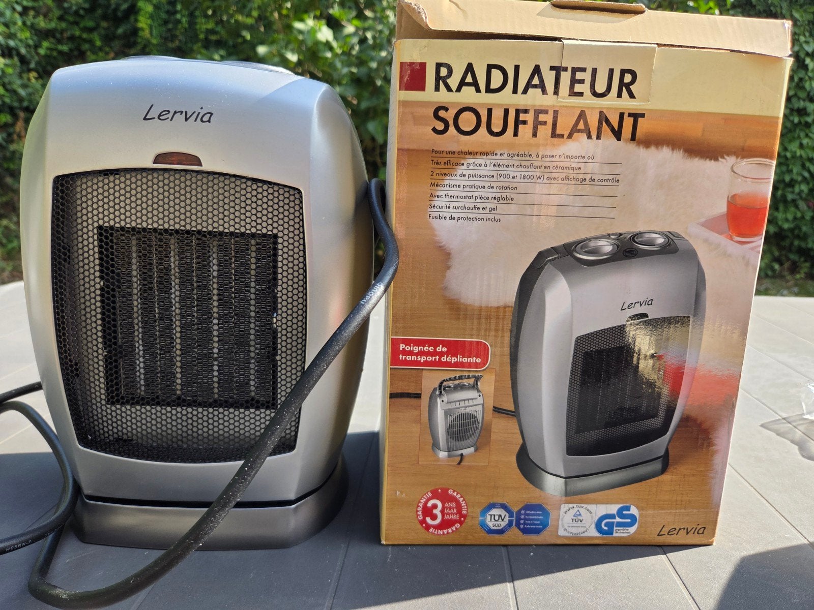 Lervia ceramic fan heater, Enlèvement