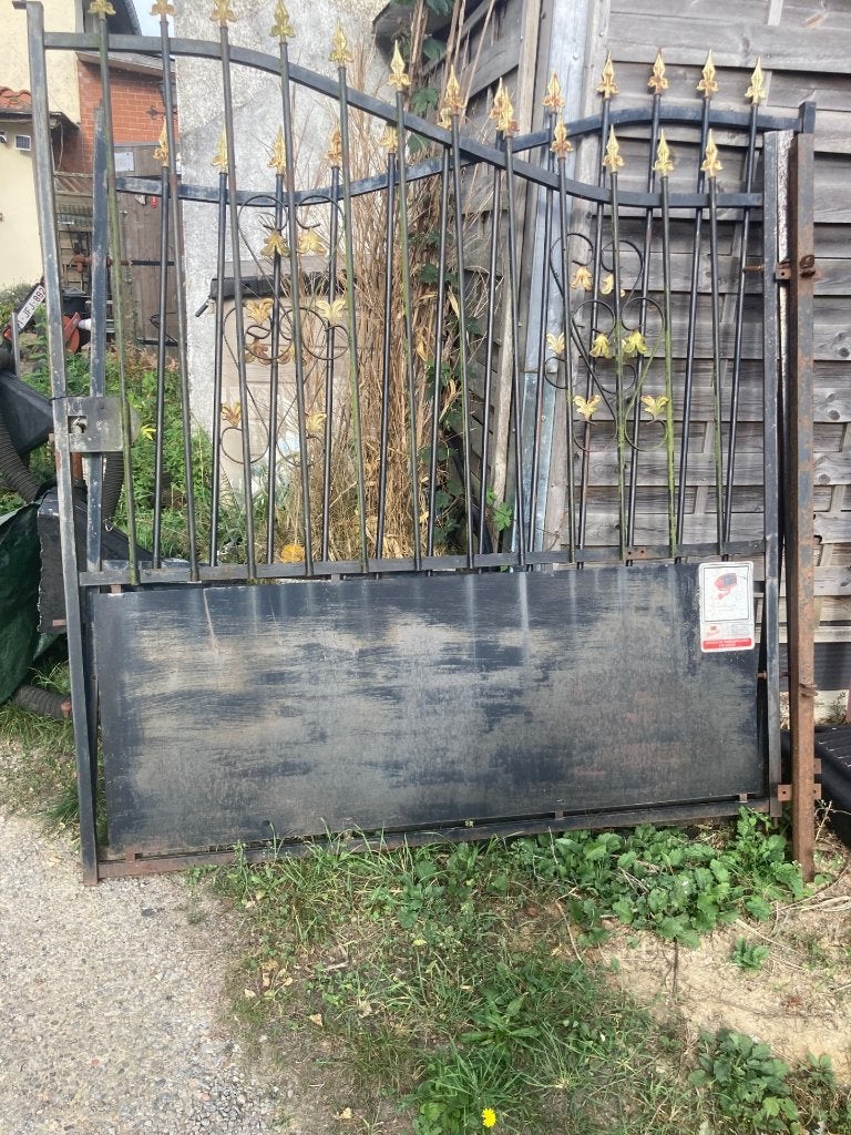 portail fer forge, 200 cm ou plus, Portail battant, Enlèvement, Utilisé