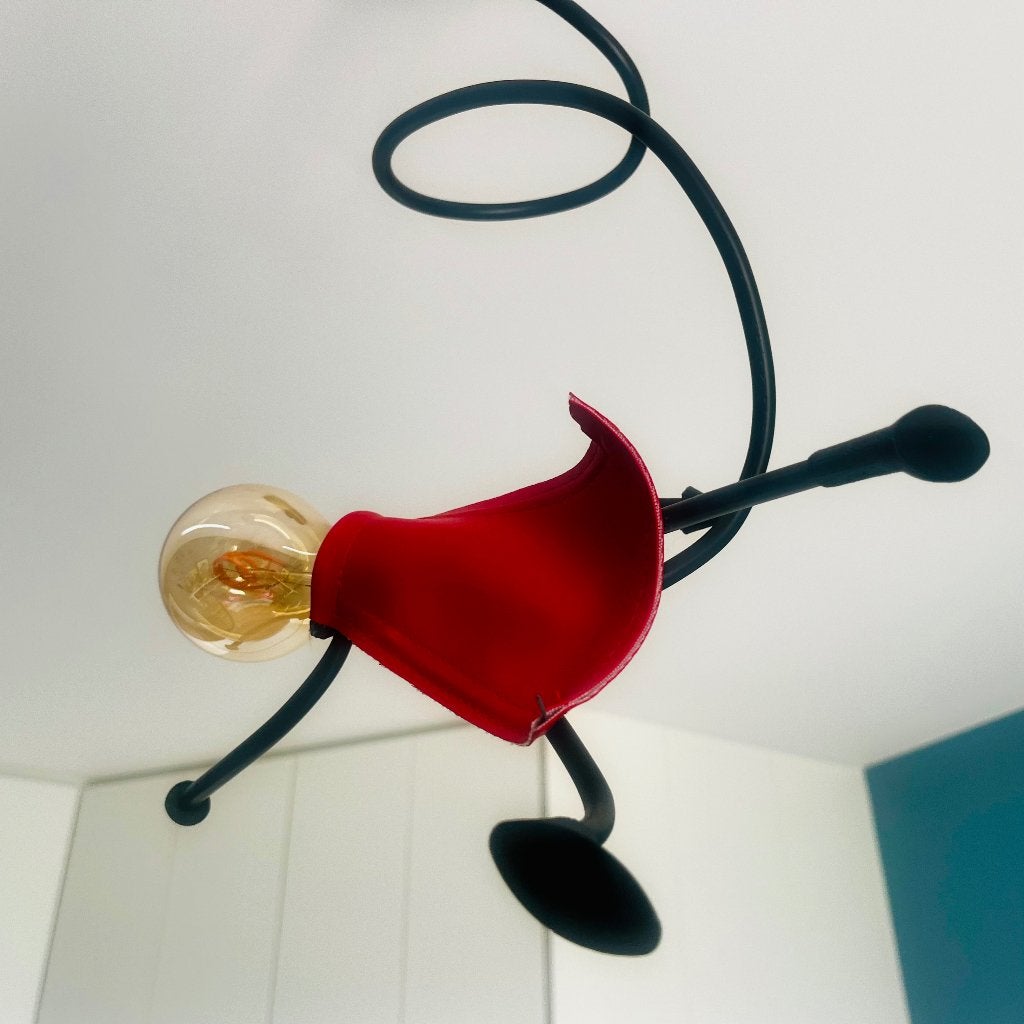 Lampe suspendue, super héros rouge, Enlèvement, E14 (petit), Hedendaags, Comme neuf