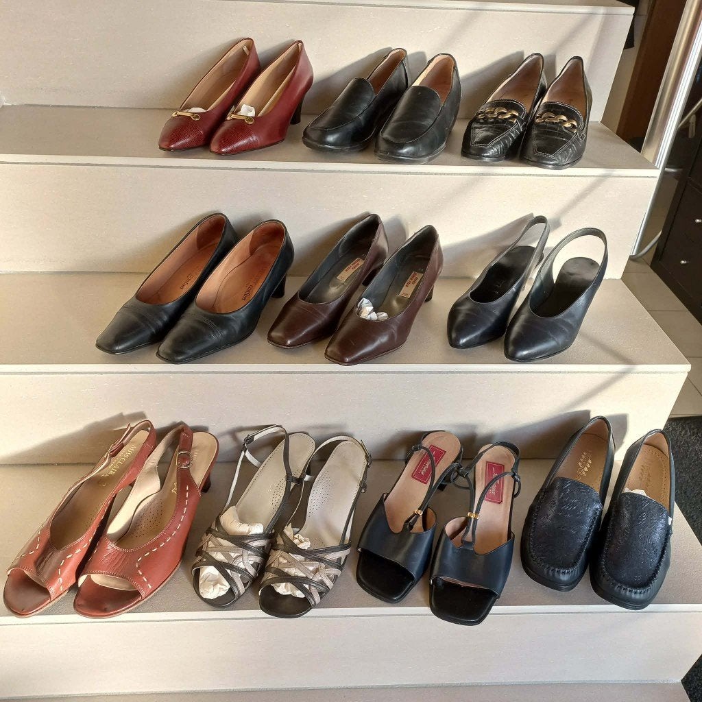 Chaussures femme + homme, Ophalen