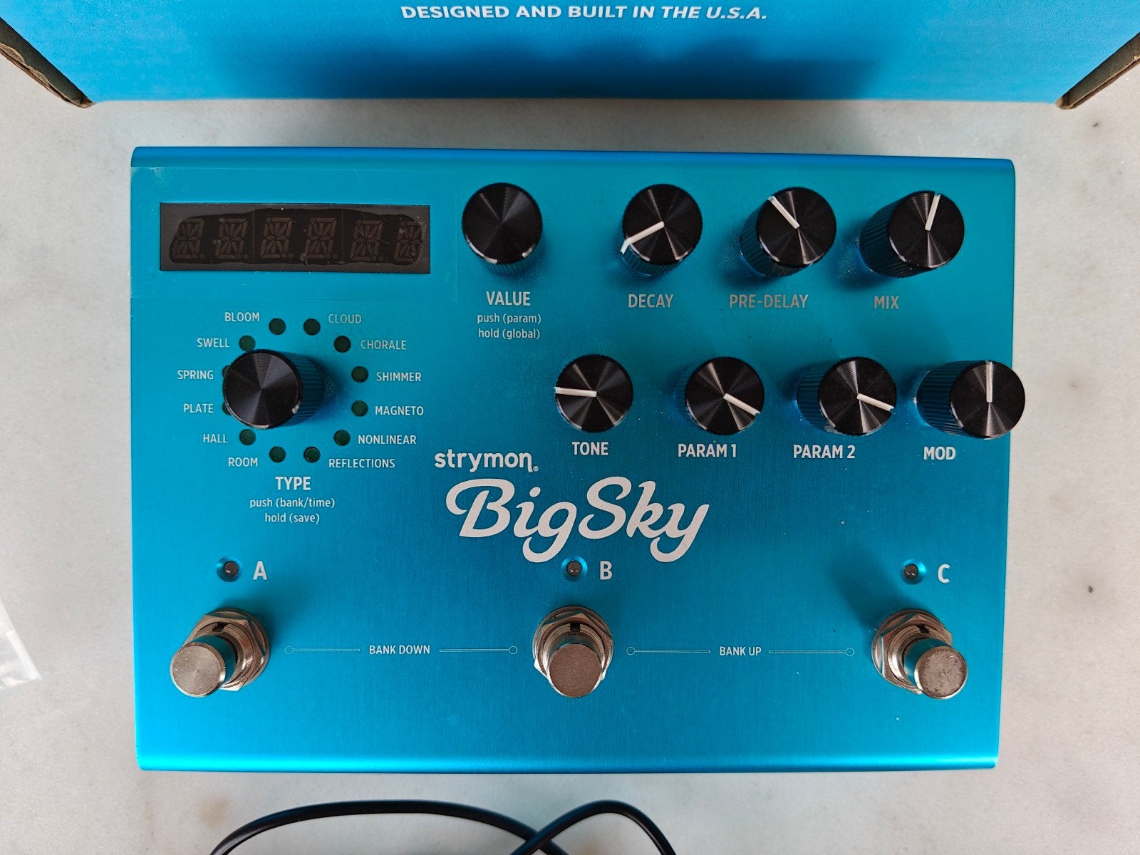 Strymon Big Sky Multi Reverb / Comme neuf, Musique & Instruments, Effets, Comme neuf, Delay ou Écho, Reverb, Multi-effet, Enlèvement ou Envoi