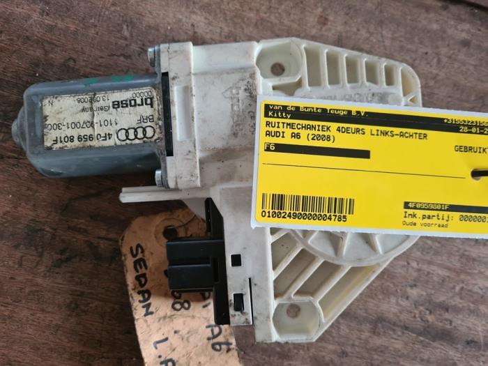 Mécanique vitre 4portes arrière gauche d'un Audi A6, Enlèvement ou Envoi, 3 mois de garantie, Utilisé, Audi