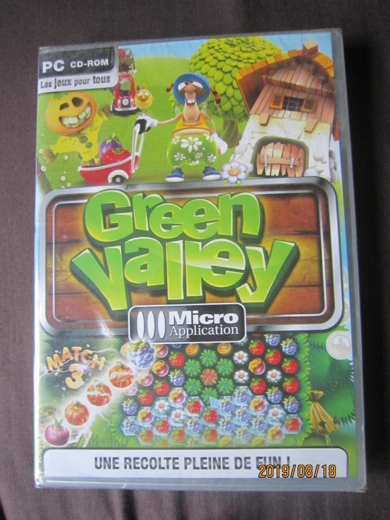 Jeu PC cd-rom « GREEN VALLEY » Micro application, 1 joueur, Envoi, Neuf, Autres genres