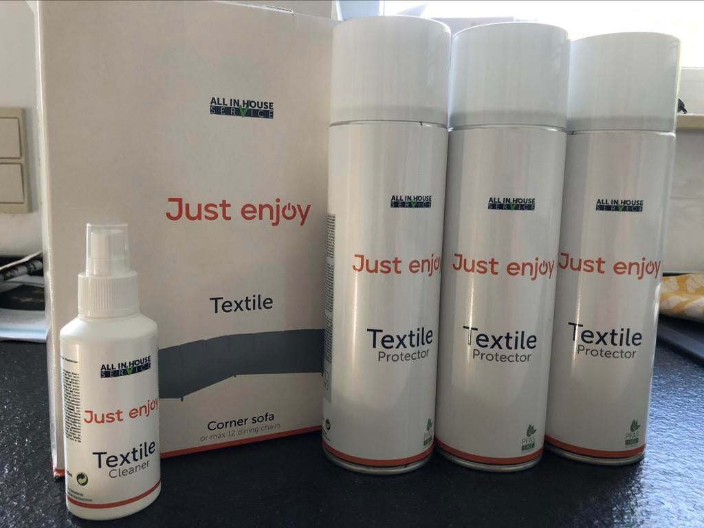 Textiel protector set, Ophalen, Zo goed als nieuw