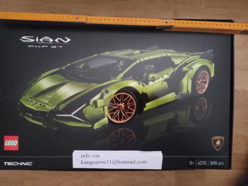 Lamborghini Sián FKP 37 (42115) nieuw-verzegeld -, Lego, Nieuw, Ophalen of Verzenden, Icons