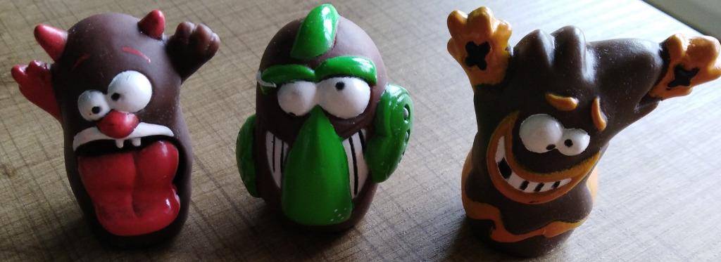 3 Chocolademonstertjes (Callebaut Chocolade), Verzamelen, Ophalen of Verzenden, Gebruikt
