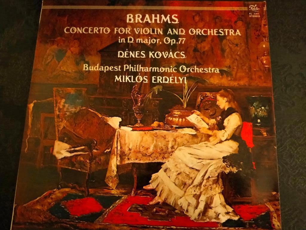 Brahms Concerto for Violin and Orchestra LP, Ophalen of Verzenden, Zo goed als nieuw, Orkest of Ballet, 12 inch