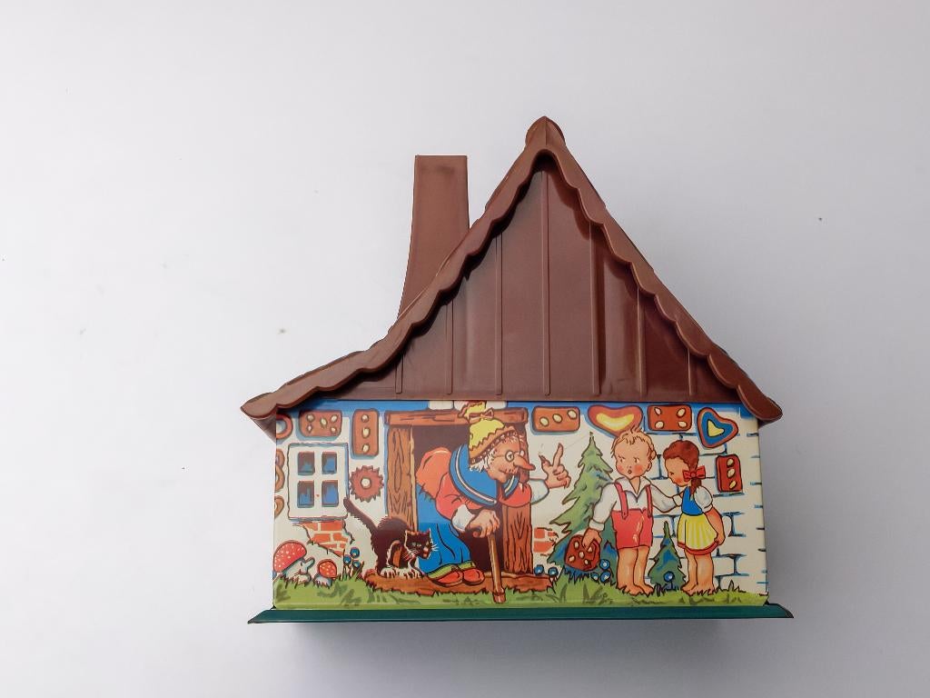 Hans & Grietje SuikerHuis Vintage Blikken Spaarpot Sprookje, Verzamelen, Efteling, Ophalen of Verzenden, Zo goed als nieuw, Gebruiksvoorwerp