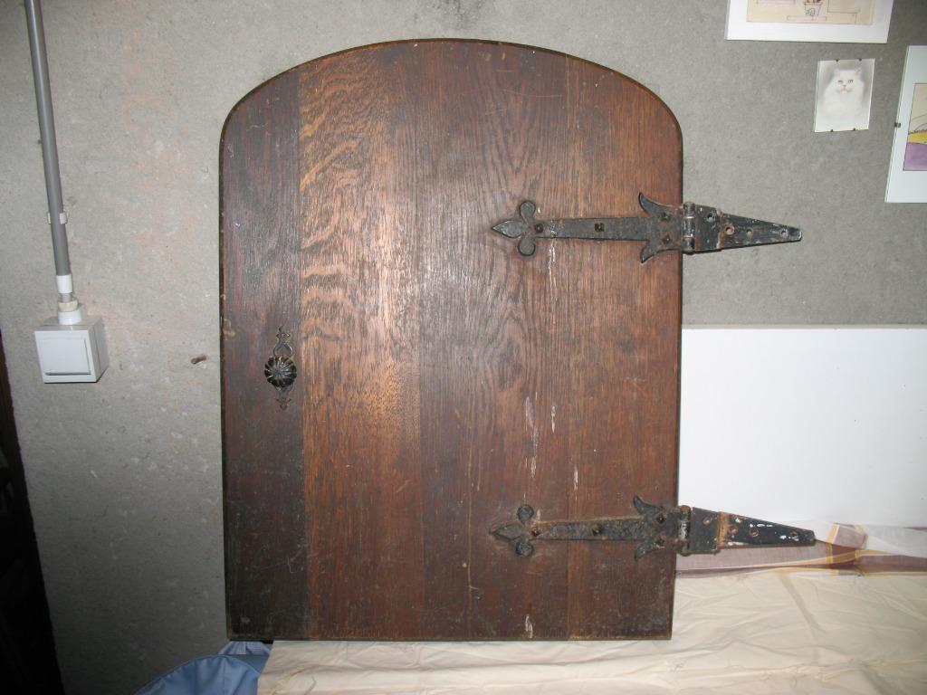 Portes de placard, fenêtre,...en chêne massif (G et D ), Bricolage & Construction, Vitres, Châssis & Fenêtres, Utilisé, Autres types