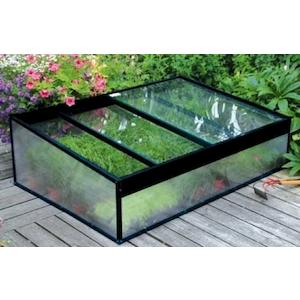 TUINBROEIBAK MAXI-SERRE ALU+GLAS 140x100, Ophalen of Verzenden