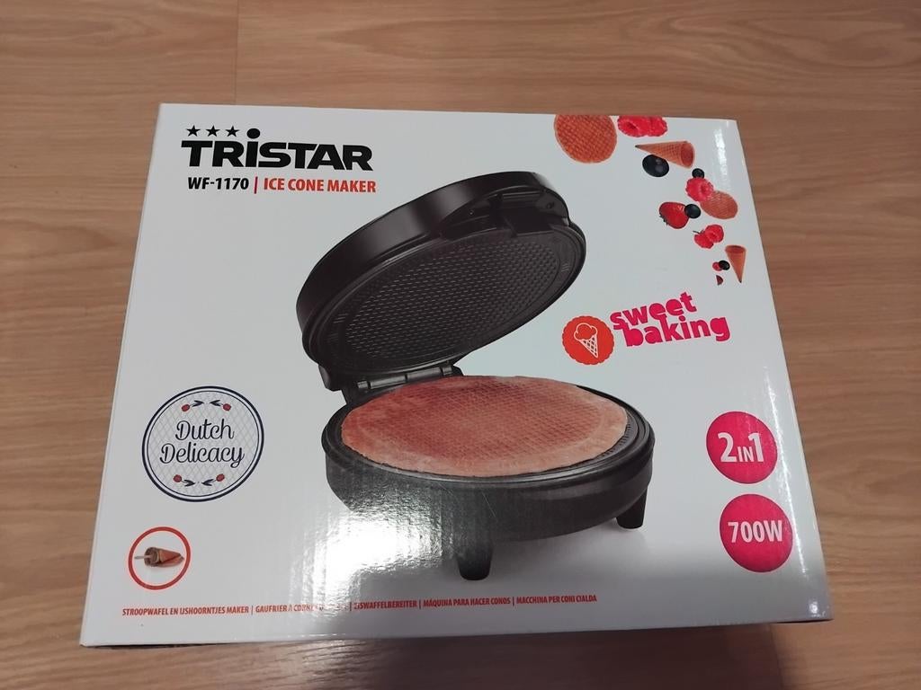 Tristar WF-1170, Electroménager, Gaufriers, Neuf, Plaques amovibles, Enlèvement