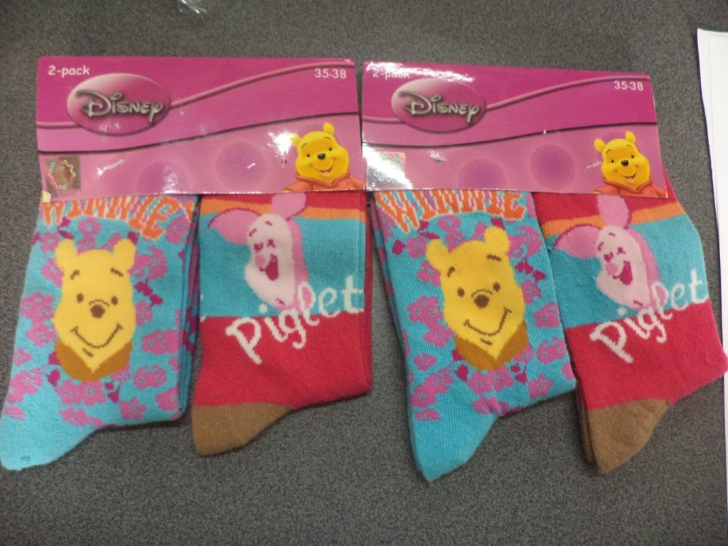 nieuwe kousen Winnie The Pooh in maat 35-38, Disney, Jongen of Meisje, Nieuw, Ophalen of Verzenden