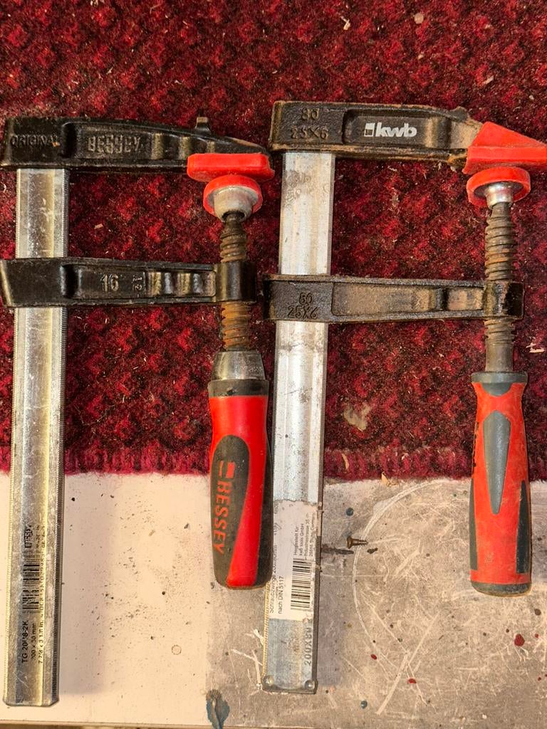 Serre joint Bessey et Kwb piece/lot(plusieurs piece dispo), Ophalen, Zo goed als nieuw