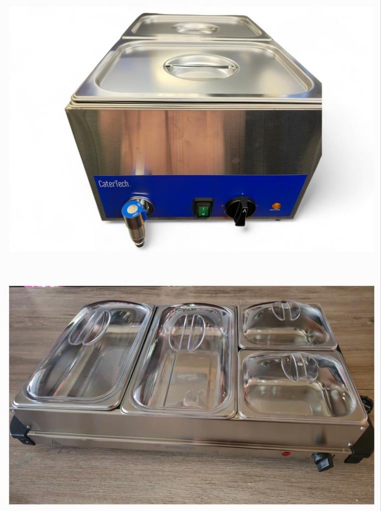 Buffetwarmer + au bain marie te huur, Ophalen of Verzenden