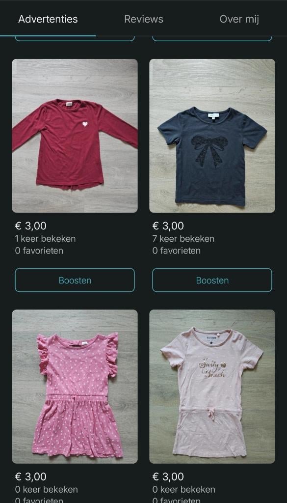 Meisjeskleding, Kinderen en Baby's, Ophalen, Maat 128