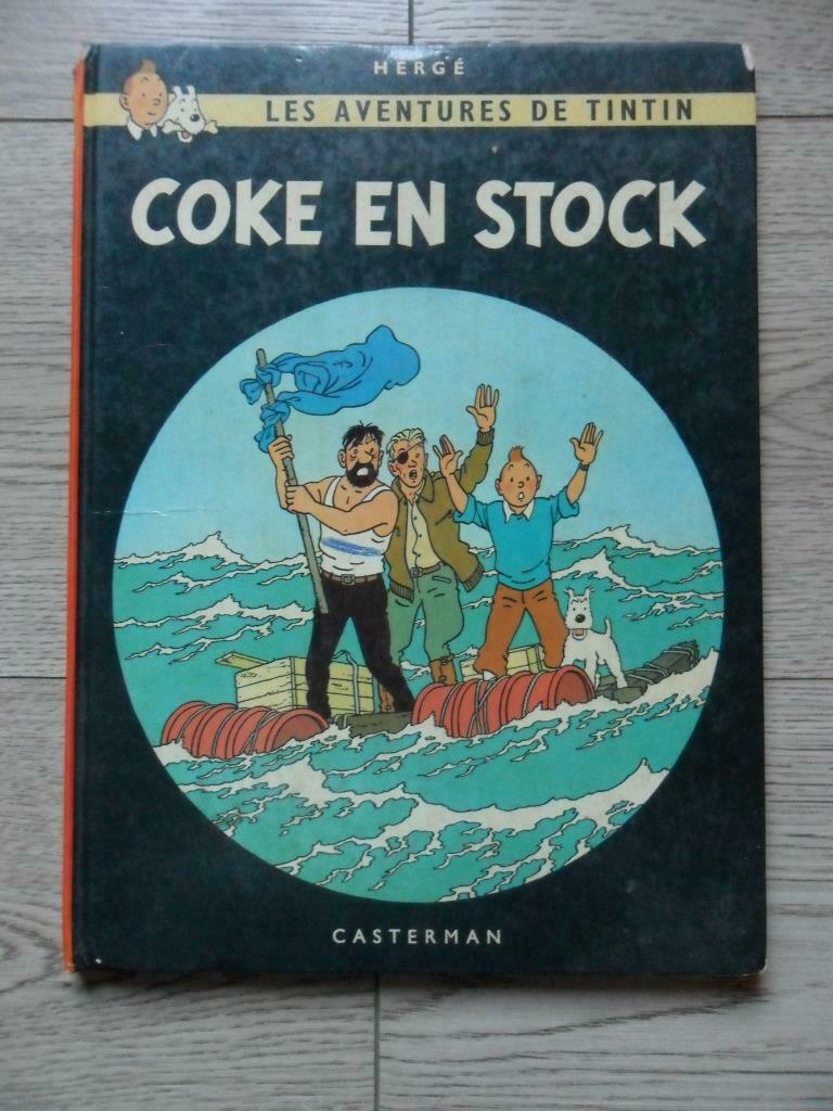 Les aventures de Tintin - Coke en stock - Hergé, Eén stripboek, Ophalen of Verzenden, Gelezen