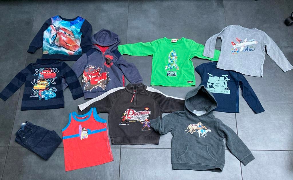 Nr 294: Pakket kinderkleding winter jongen mt 104 Cars, Lego, Kinderen en Baby's, Ophalen of Verzenden, Jongen, Broek