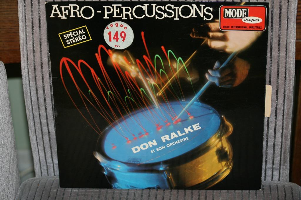 Lp Don Ralke Et Son Orchestre  – Afro-Percussions, Ophalen of Verzenden, Gebruikt, 12 inch
