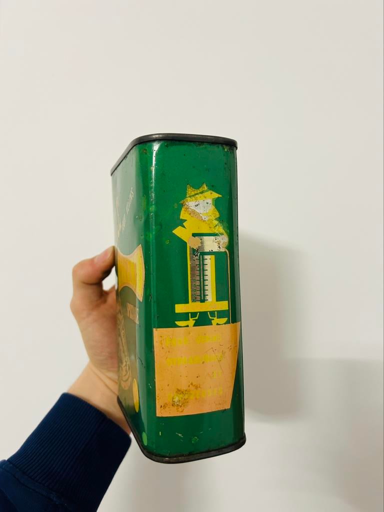 Bidon d’huile Olieblik olie blik Virax huile pour vérins, Verzamelen, Ophalen of Verzenden