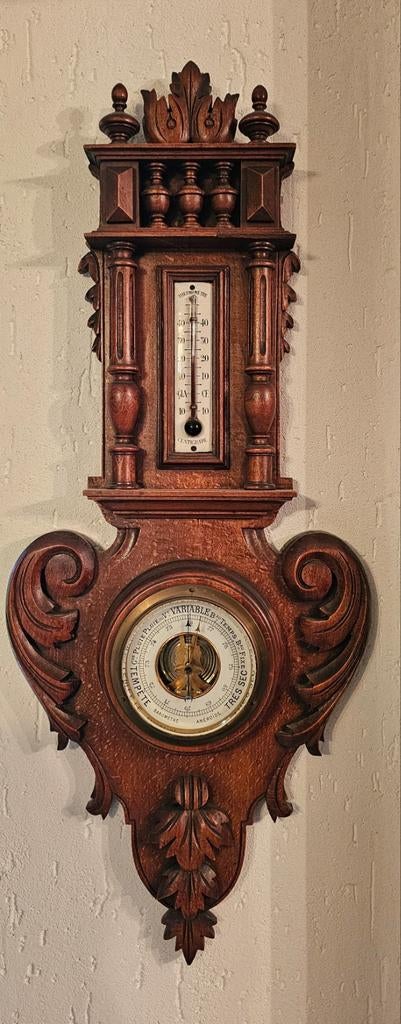 Barometer thermometer, Antiek en Kunst, Ophalen