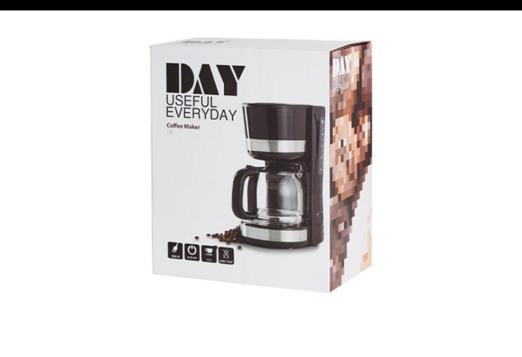 Cafetière filtre /Percolateur. DAY. Neuf!, Enlèvement ou Envoi, Cafetière, 10 tasses ou plus, Café moulu