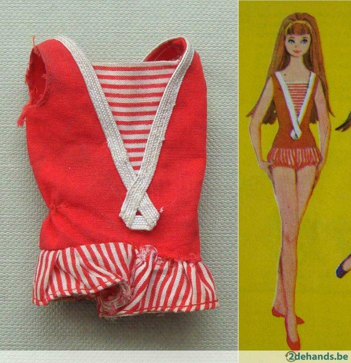 vintage barbie - skipper outfits, Ophalen, Gebruikt