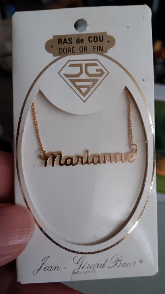 Choker - Marianne - verguld, Handtassen en Accessoires, Nieuw, Goud, Goud