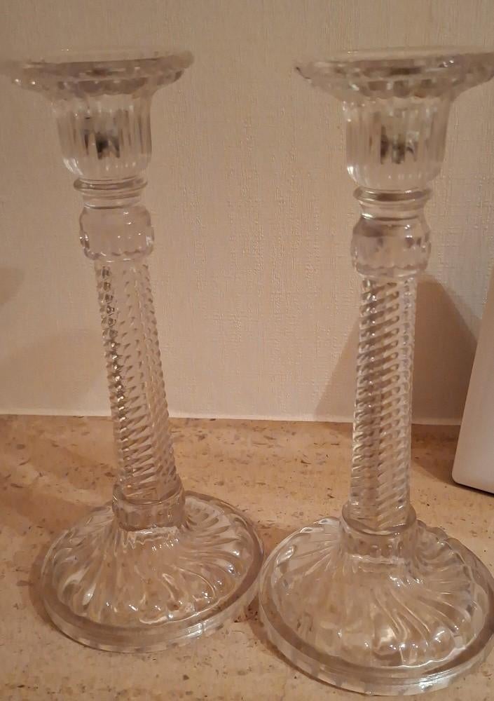 grand bougeoir en verre, Enlèvement ou Envoi, Verre