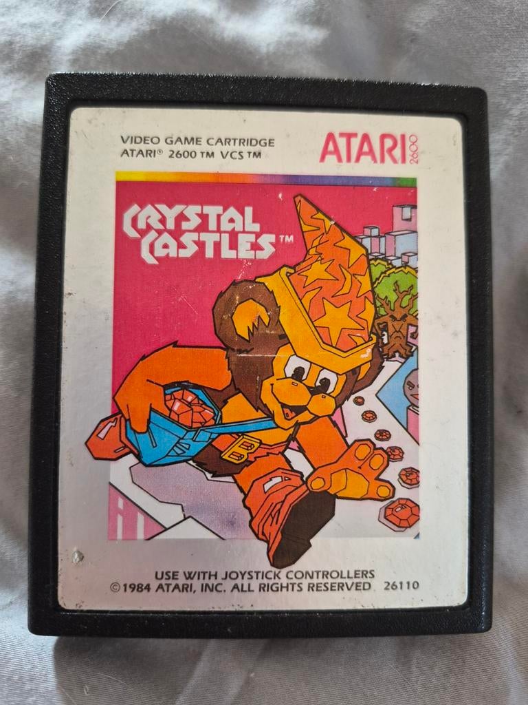 Atari 2600 Crystal Castels spel, Games en Spelcomputers, Games | Atari, Ophalen, Atari 2600
