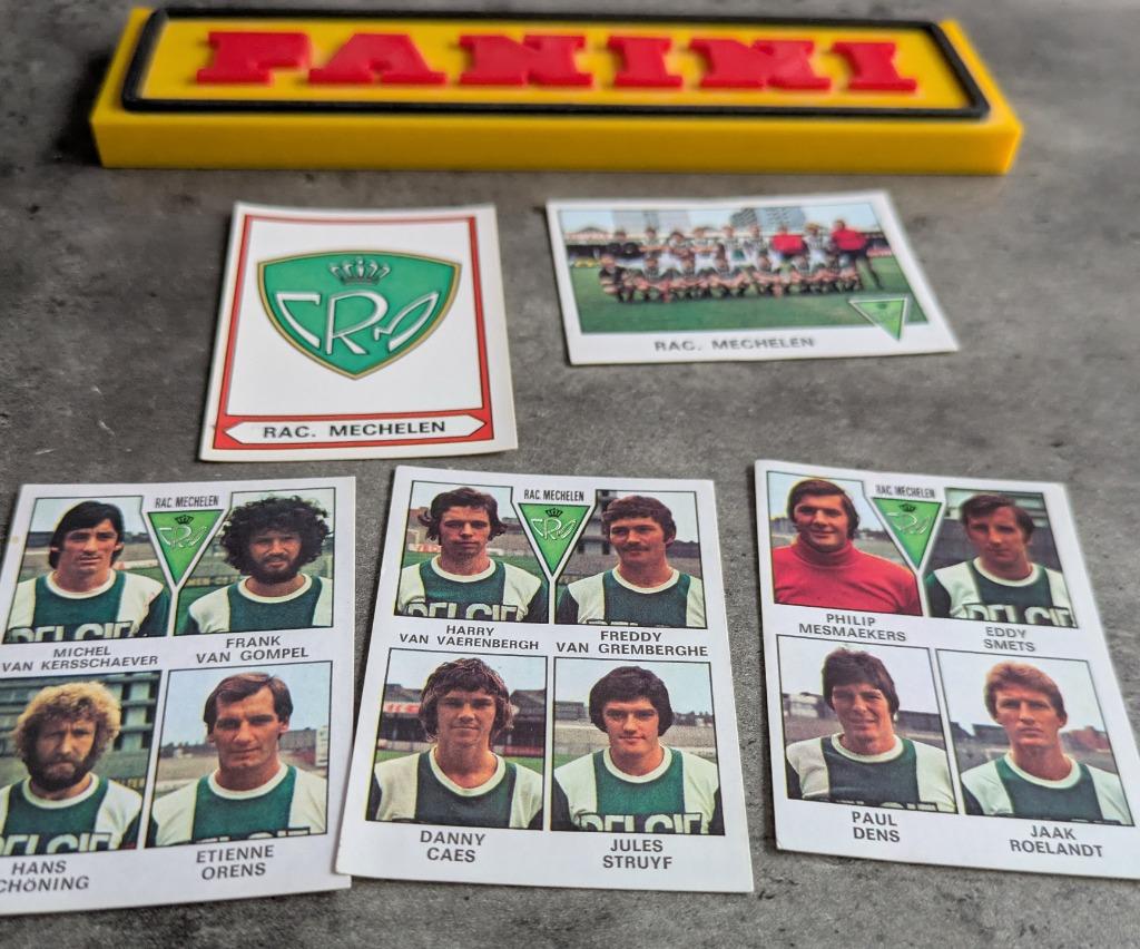 PANINI FOOTBALL 78 RC MALINES 5 AUTOCOLLANTS 1978, Hobby & Loisirs créatifs, Envoi, Neuf