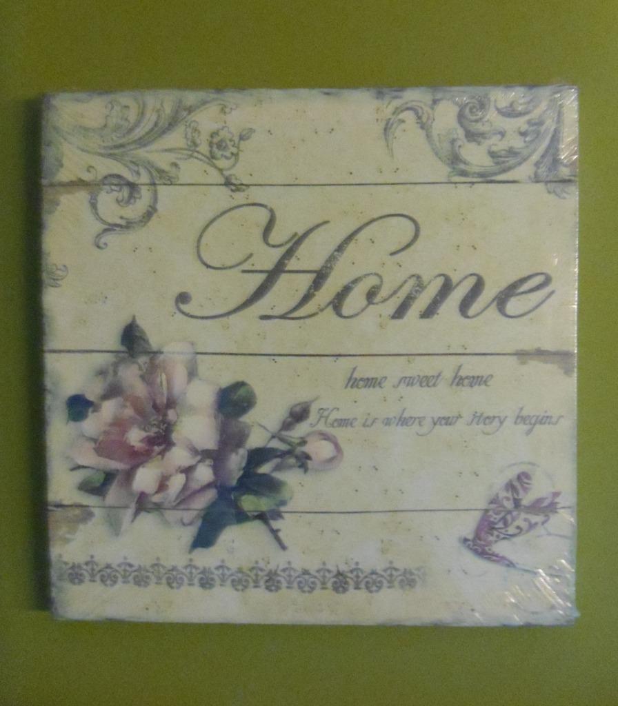 Decoratiekader HOME / landelijke stijl, Ophalen of Verzenden, Zo goed als nieuw