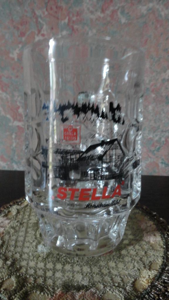 Zware Stella/ Dort glazen 50 cl, Ophalen of Verzenden, Zo goed als nieuw, Bierglas