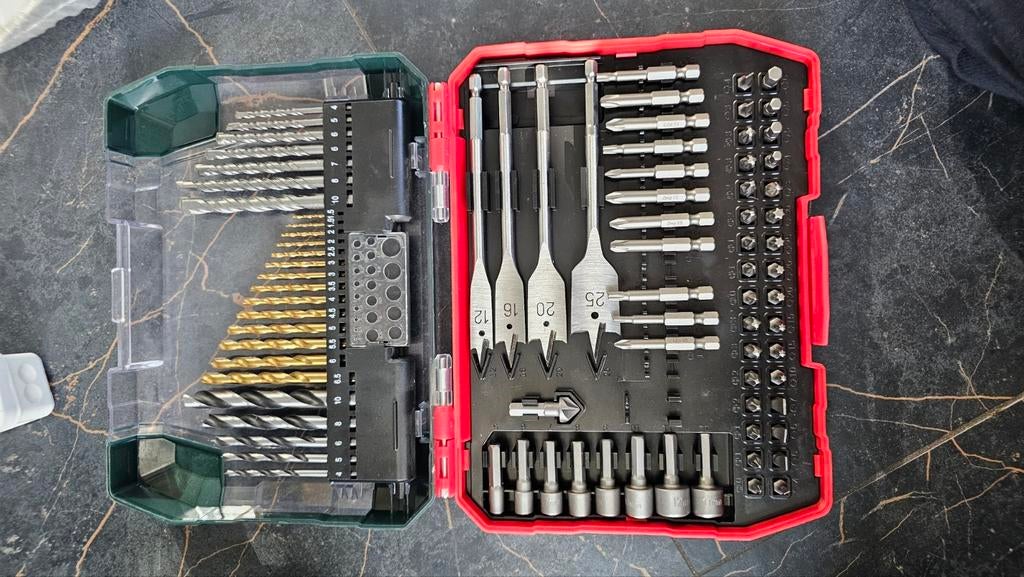Coffret embouts, mèches metal, béton, bois Metabo, Enlèvement ou Envoi, Neuf