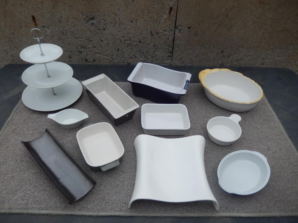 11 diverse keuken schotels, Ophalen of Verzenden, Gebruikt, Effen, Overige typen