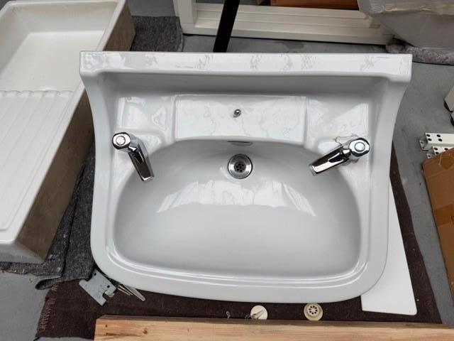 spoelbak, Huis en Inrichting, Keuken | Keukenelementen, Ophalen, Gebruikt, Wit, 50 tot 100 cm