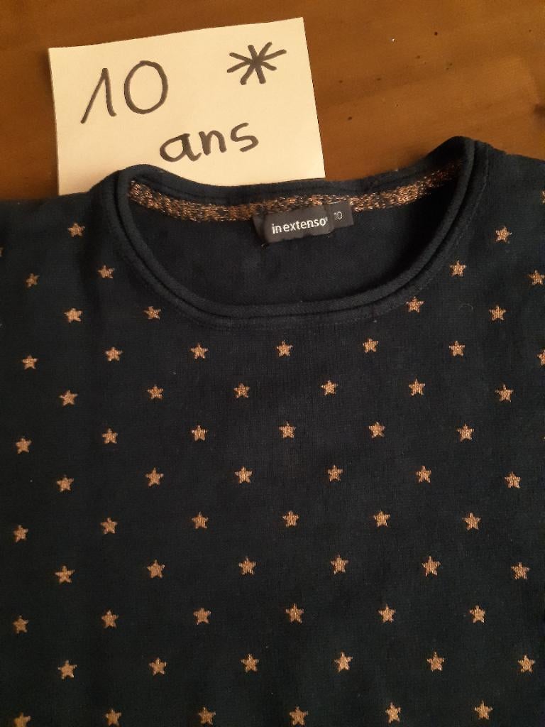 Pull bleu marine étoiles dorées 10ans, Enfants & Bébés, Vêtements enfant | Taille 140, Comme neuf, Fille, Pull ou Veste, Enlèvement