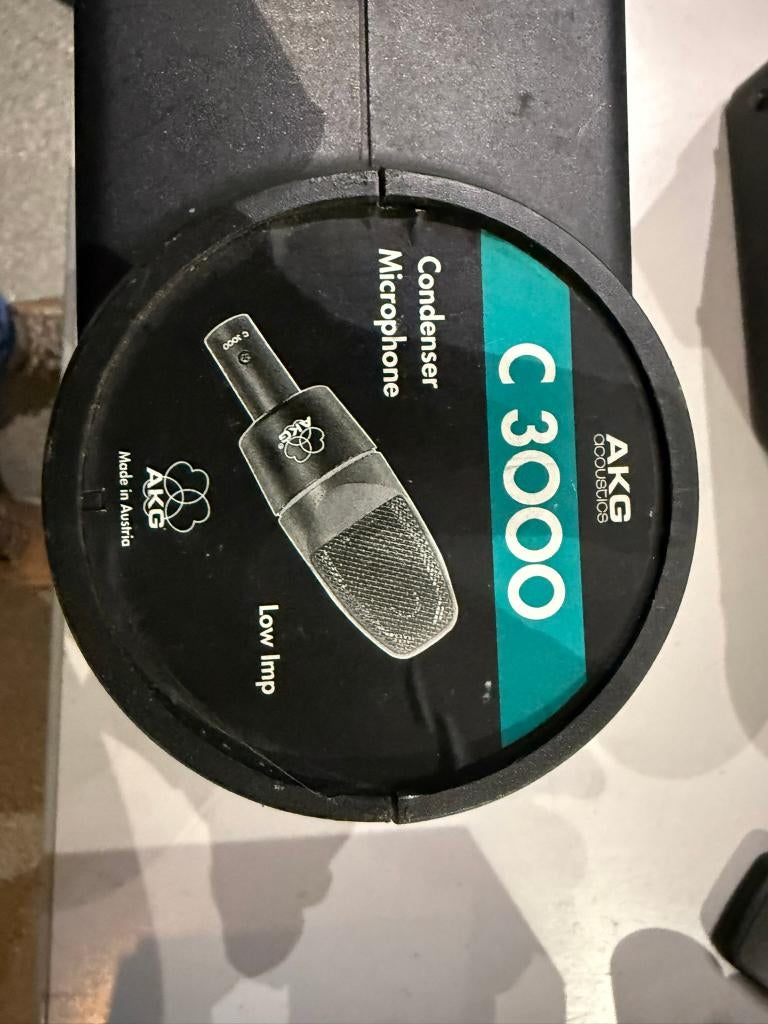 AKG C3000 condenstormicro, Ophalen, Zo goed als nieuw, Studiomicrofoon