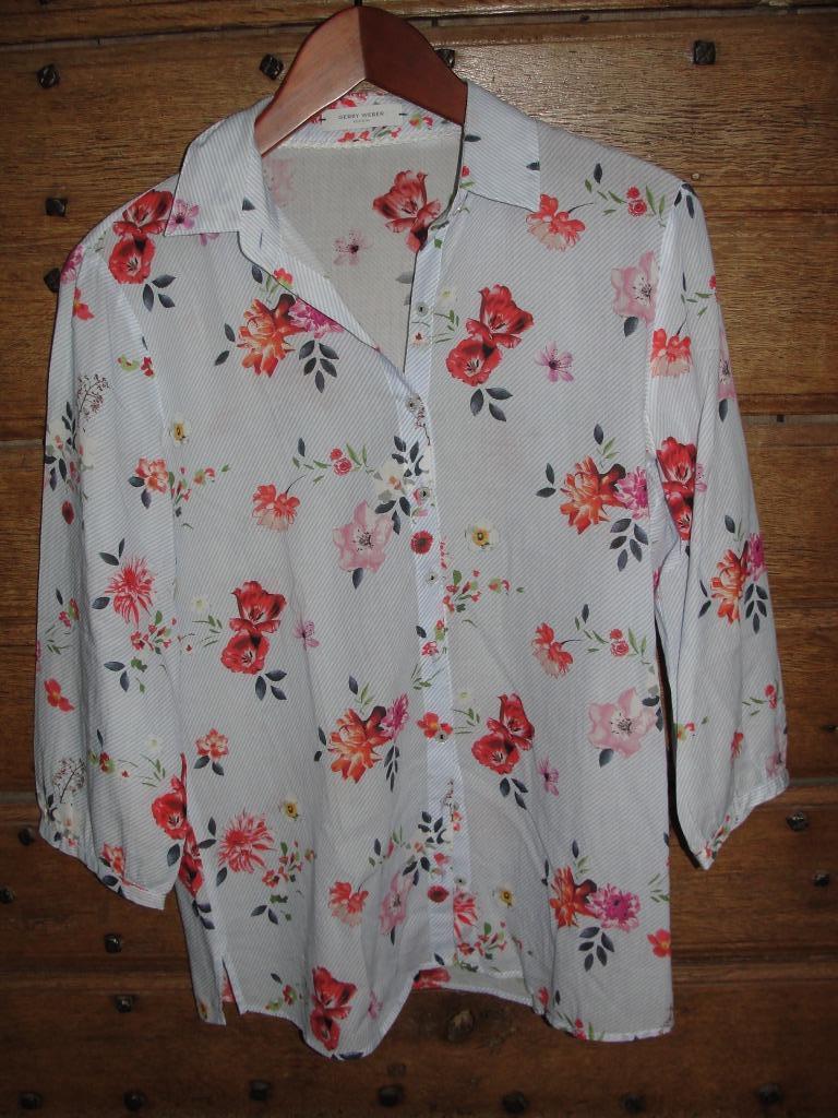 Luchtig zomerbloesje, eventueel combineerbaar met rode broek, Kleding | Dames, Blauw, Gerry Weber, Gedragen, Ophalen