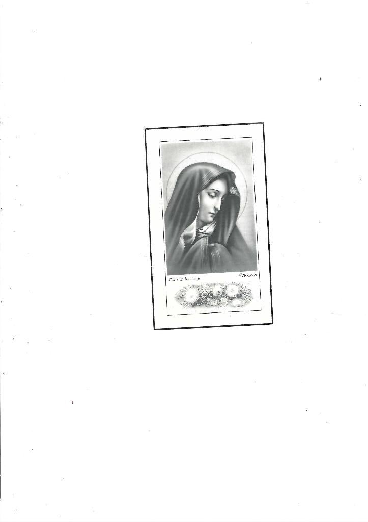 Souvenir de décès, Enlèvement ou Envoi