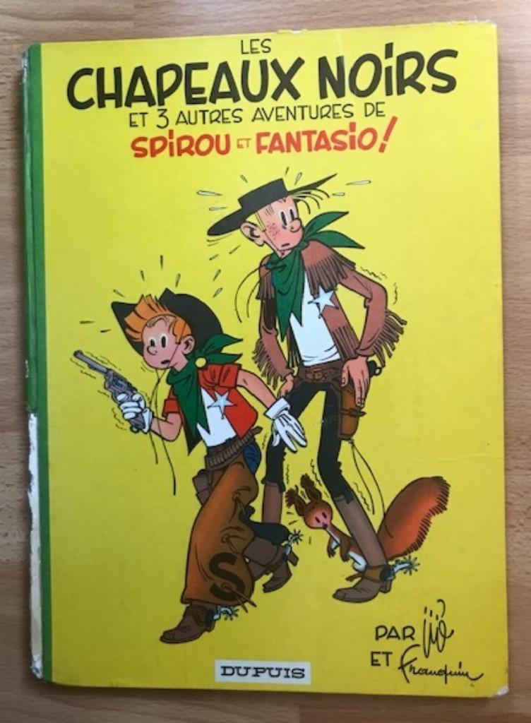 SPIROU 3 – LES CHAPEAUX NOIRS (HERDRUK) - FRANQUIN, Boeken, Stripverhalen, Gelezen, Eén stripboek, Ophalen of Verzenden