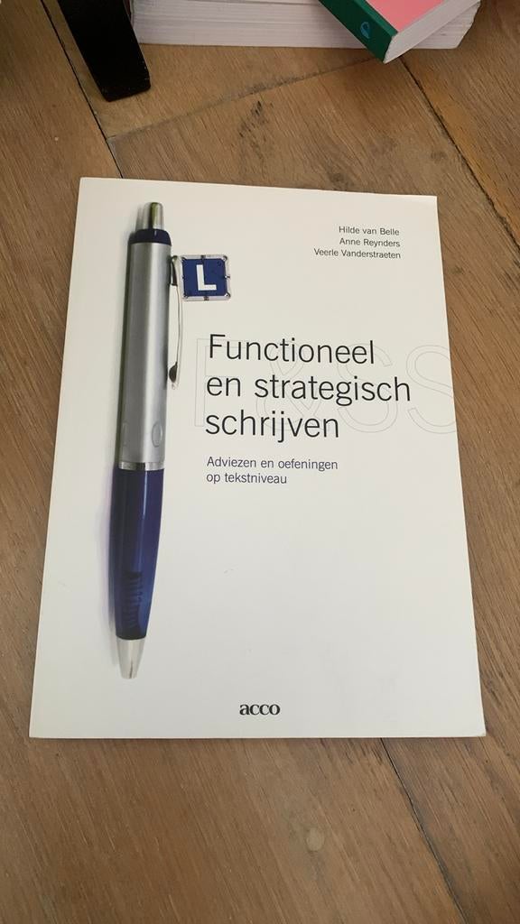 Anne Reynders - Functioneel en strategisch schrijven, Livres, Enlèvement ou Envoi, Neuf, Enseignement supérieur, Anne Reynders; Veerle Vanderstraeten; Hilde van Belle